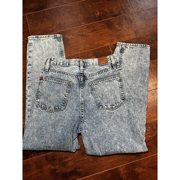 Womens BDG Acid Wash Slim Straight High Rise Mom Jean Sz 26 - Picture 6 of 6